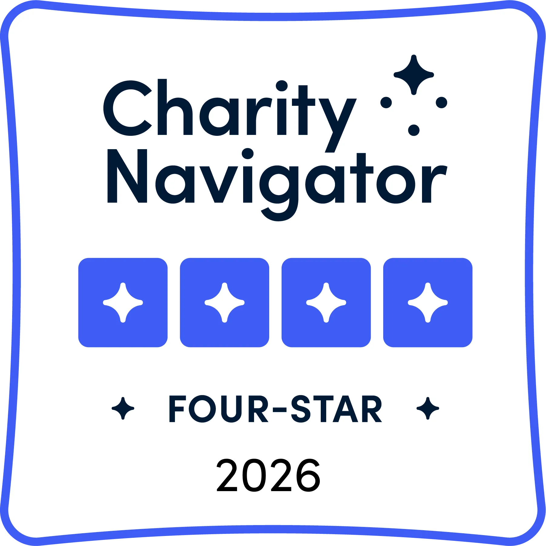 Charity Navigator 4-Star Rating